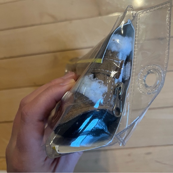 Pet Life Shearling Duggz Suede Dog Boots w/ Thinsulate Insulation- Brown - XS - Picture 2 of 5